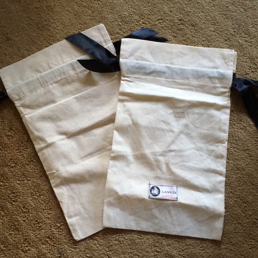 Two Lanvin Shoe / Dust Bags